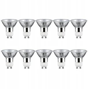 10x Żarówka halogenowa halogen GU10 eco 230V 18W - Żarówki tradycyjne - miniaturka - grafika 1