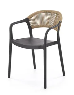 Sztaplowane nowoczesne czarne krzesło Z9-W87 - Krzesła Sztaplowane nowoczesne czarne krzesło Z9-W87 - Krzesła - miniaturka - grafika 1