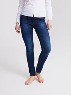 Spodnie damskie - ICHI Jeansy 102011 Niebieski Skinny Fit - miniaturka - grafika 1