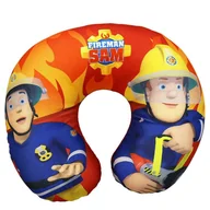 Poduszki dekoracyjne - SETINO Poduszka podróżna dla chłopca "Straźak Sam" 28x34cm czerwony - miniaturka - grafika 1