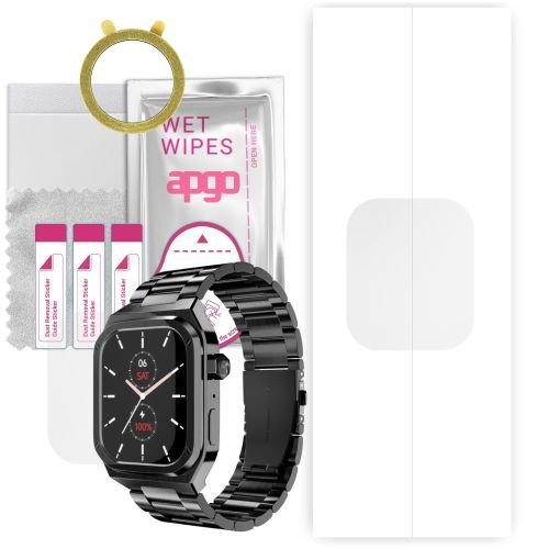 1x folia hydrożelowa ochronna do Noise Chrome Luxury - apgo Smartwatch Hydrogel Protection Ochrona na ekran smartwatcha