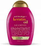 Szampony do włosów - OGX, Szampon do włosów łamliwych Keratin Oil, 385 ml - miniaturka - grafika 1