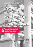 Podręczniki dla szkół zawodowych - Konstrukcje budowlane 5. Przykłady obliczeń konstukcji murowanych i żelbetowych - miniaturka - grafika 1