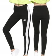 Legginsy - LEGGINSY DAMSKIE PUMA CLASSICS BAWEŁNA 597662-01 S - miniaturka - grafika 1