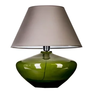 Lampa stołowa Madrid - kolor beżowy, Szary, Zielony - L008811206 - Lampy stojące - miniaturka - grafika 1