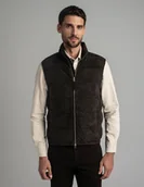 Kurtki męskie - kamizelka calvignano ciemnobrązowa BR2 - miniaturka - grafika 1