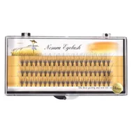 Sztuczne rzęsy i akcesoria - Nesura Eyelash Rzęsy Kępki Jedwabne 60szt 14mm - miniaturka - grafika 1