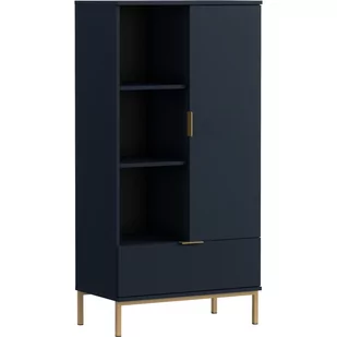 Regał R70 PL-05 Pula GIB Meble Granat - Regały - miniaturka - grafika 1