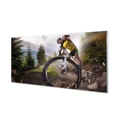 Tablice i flipcharty - Panel szkło hartowane  Rower góry chmury 120x60 cm - miniaturka - grafika 1