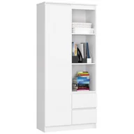 Szafy i regały magazynowe - FABRYKA MEBLI AKORD Regał Biurowy R 80cm Clp R11 Biały RP0PREGBIA008 - miniaturka - grafika 1