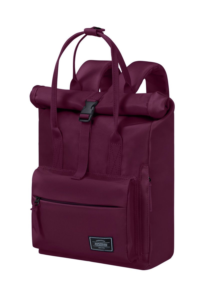Plecak rolowany American Tourister Urban Groove City wiśniowy