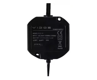 Vidos Zasilacz impulsowy dopuszkowy wejście AC 100-240V wyjście DC 14,5V 12W 0,83A P12/15 Zasilacz P12/15 - Akcesoria do domofonów i wideodomofonów - miniaturka - grafika 1