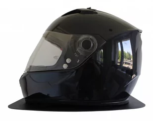 Metalowy Wieszak Półka Ścienna Na Kask Motocyklowy Rowerowy Czarna - Kaski motocyklowe - miniaturka - grafika 1