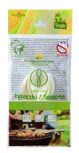 ŁYŻECZKI KOMPOSTOWALNE 12 szt - FROGGY 5907610297095 - Pozostałe akcesoria kuchenne - miniaturka - grafika 1