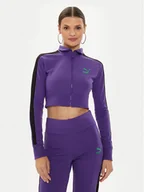 Bluzy damskie - Puma Bluza DUA LIPA 536628 Fioletowy Slim Fit - miniaturka - grafika 1