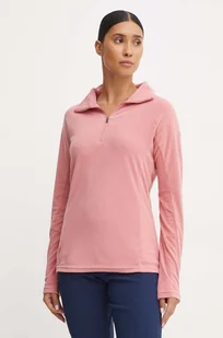 Columbia bluza sportowa Glacial IV damska kolor różowy gładka - Bluzy damskie - miniaturka - grafika 1