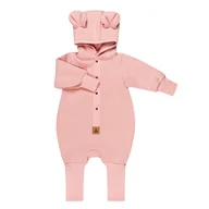 Kombinezony dla dzieci - Kombinezon Dziecięcy Uszaty Brzoskwinka Zzz for Kids by Zezuzulla rozmiar 92 - miniaturka - grafika 1