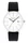 Gigandet Męski analogowy japoński mechanizm kwarcowy zegarek ze skórzanym paskiem VNAG42/001, biały, Pasek