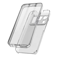 Etui i futerały do telefonów - Etui 360° do Xiaomi Mi 11 Ultra 5G Elastyczny przód i sztywny tył — przezroczyste - miniaturka - grafika 1