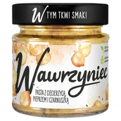 Koncentraty warzywne, przeciery - Wawrzyniec Pasta warzywna z ciecierzycą, pieprzem i czarnuszką 180 g - miniaturka - grafika 1