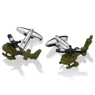 Spinki do mankietów i krawatów - Spinki do mankietów X2 Helikopter UH-1 - miniaturka - grafika 1