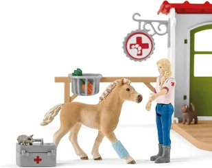 Schleich 42502 Klinika weterynaryjna ze zwierzętami - Figurki dla dzieci - miniaturka - grafika 5