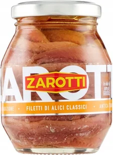 Filety z sardeli Filetti Di Alici 140g Zarotti anchois w��oskie w s��oiku - Konserwy i dania rybne - miniaturka - grafika 1