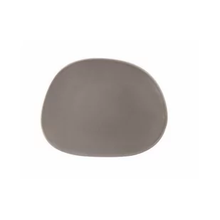 Szary porcelanowy talerz deserowy Villeroy & Boch Like Organic, 21 cm - Talerze - miniaturka - grafika 1