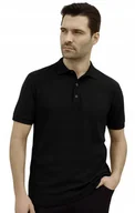 Koszulki męskie - Koszulka POLO Polówka PREMIUM COTTON Double Pique GILDAN GI85800 CZARNA L - miniaturka - grafika 1