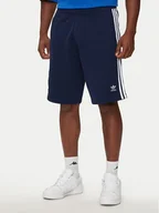 Spodenki damskie - adidas Szorty sportowe adicolor 3-Stripes IM9424 Granatowy Regular Fit - miniaturka - grafika 1
