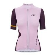 Koszulki rowerowe - Koszulka rowerowa dla kobiet Quest Maja Pink Flow - miniaturka - grafika 1