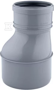 Redukcja PP 160X110 do rur spustowych pionów rynnowych, kolor popielaty - Rynny i akcesoria - miniaturka - grafika 1