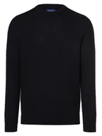 Swetry męskie - Jack & Jones Sweter - JORBrody Mężczyźni Bawełna niebieski jednolity, S - miniaturka - grafika 1