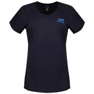 Koszulki i topy damskie - Helly Hansen Damska koszulka W Nord Graphic Drop, 601 Granatowy, L - miniaturka - grafika 1