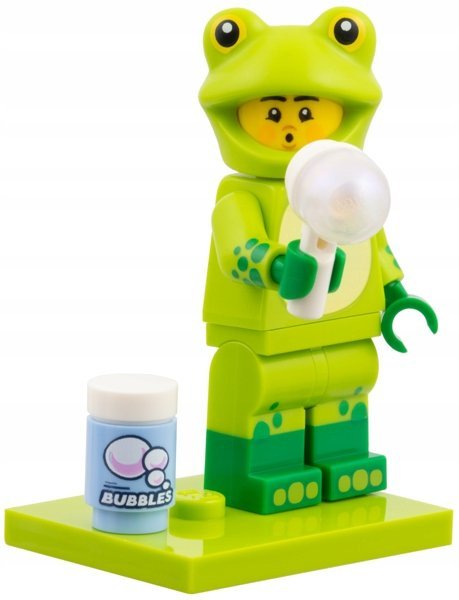 LEGO Minifigurka col28-5 Frog Costume Fan, Seria 28 71051