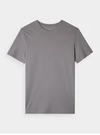 Koszulki męskie - T-SHIRT MĘSKI 4F S KOSZULKA BAWEŁNIANA BASIC TTSHM1843 AW24 - miniaturka - grafika 1