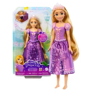 Disney Princess Lalka Roszpunka Księżniczka Zaplątani Interaktywna Śpiewająca Po Włosku - Lalki dla dziewczynek - miniaturka - grafika 1