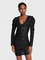 Sukienki - Silvian Heach Sukienka koktajlowa CVA22235VE Czarny Slim Fit - miniaturka - grafika 1
