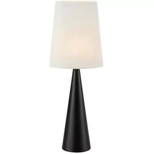 Lampa stołowa Conus 108597 Markslojd nowoczesna abażur biały czarny - Lampy stojące - miniaturka - grafika 1
