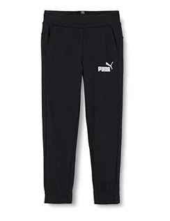 Spodnie i spodenki dla chłopców - Puma chłopca ESS logo Sweat Pants spodnie TR CL B, czarny, 104 - grafika 1