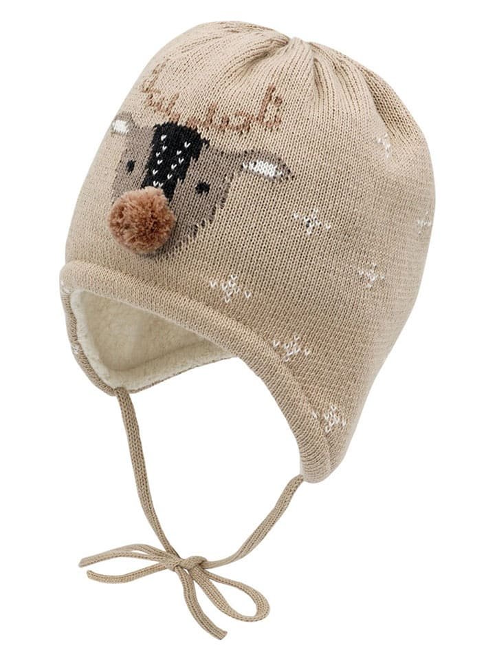 MaxiMo Czapka w kolorze beżowym