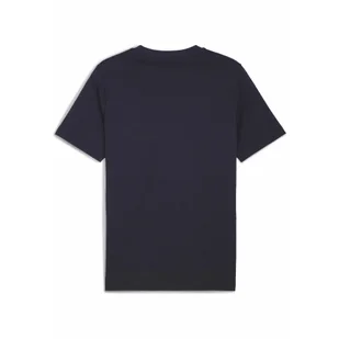 Męska koszulka o kwadratowym kroju z grafiką PUMA New Navy Blue - Koszulki sportowe męskie - miniaturka - grafika 1