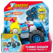 Samochody i pojazdy dla dzieci - Samochód MAGIC BOX T-Racers Power Truck Turbo Digger PTRSP118IN10 - miniaturka - grafika 1