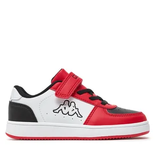 Sneakersy Kappa Logo Malone Ev Kid 36185LW White/Black/Red A00 - Buty dla chłopców - miniaturka - grafika 1