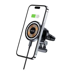 Tech-Protect Uchwyt Samochodowy z Ładowaniem Indukcyjnym 15W MagSafe do Kratki Nawiewu MM15W-V5 czarny - Uchwyty samochodowe do telefonów - miniaturka - grafika 2