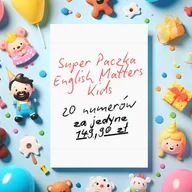 Książki do nauki języka angielskiego - Super Paczka English Matters Kids - miniaturka - grafika 1