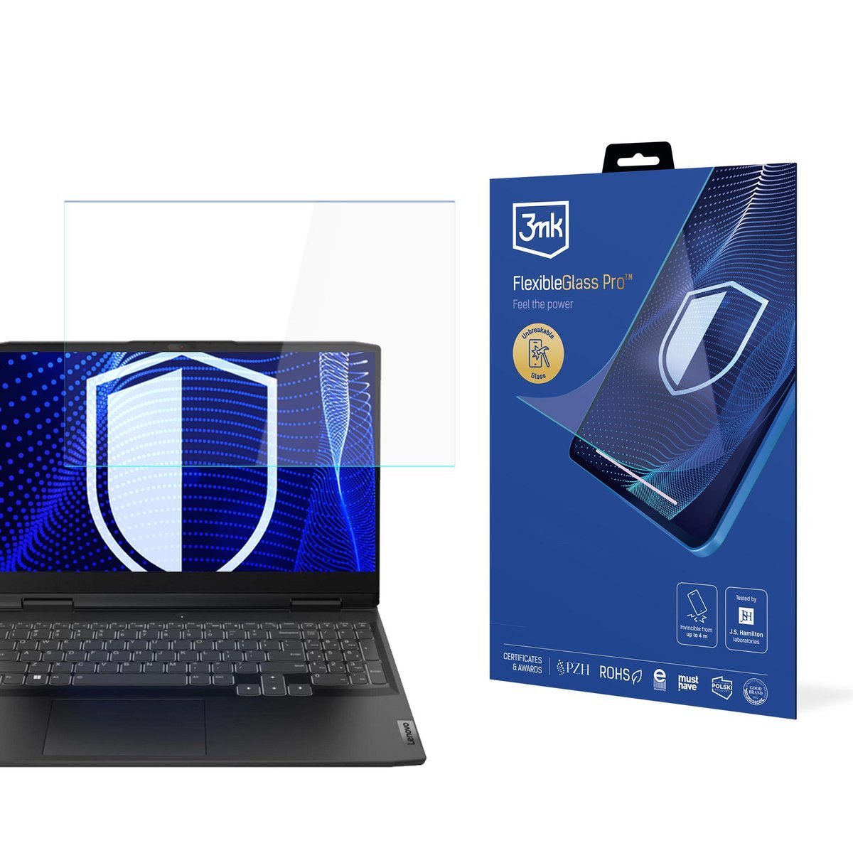 Szkło hybrydowe na ekran Lenovo Ideapad Gaming 3 16'' 3mk FlexibleGlass Pro