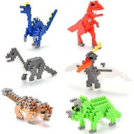 Prace ręczne dla dzieci - Koraliki Do Prasowania Iron Beads Dinozaur Zestaw - miniaturka - grafika 1