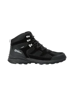 Jack Wolfskin Męskie buty trekkingowe Trail Hiker Texapore MID M, czarne, 40 EU, czarny, 40 EU - Buty trekkingowe męskie - miniaturka - grafika 1