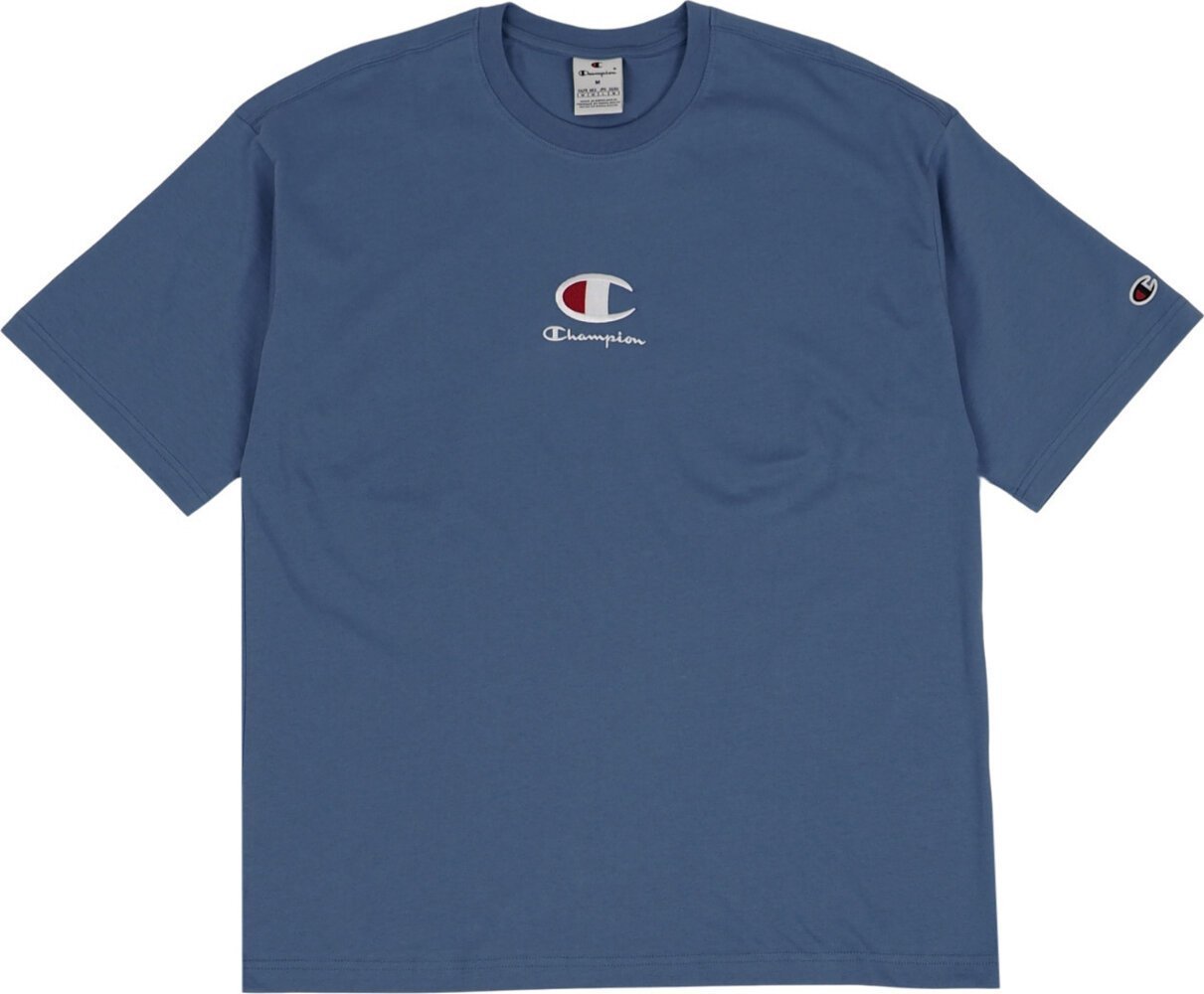 Koszulka męska Champion Crewneck niebieska 220270 BS099 2XL